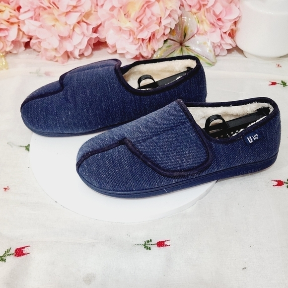 Longbay Women's Furry Memory Foam Diabetic Slippers Comfy Cozy Arthritis Edema - Picture 2 of 11